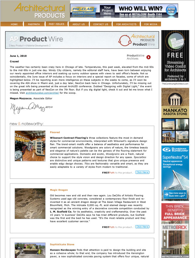 Architectural Products