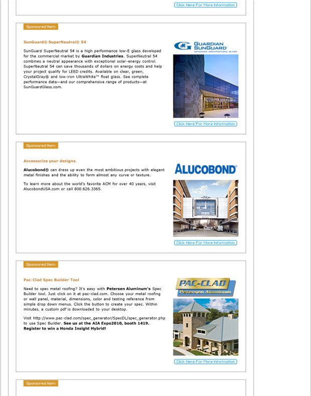 Architectural Products
