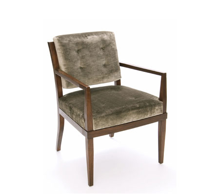 Pull-up Open Arm Chair